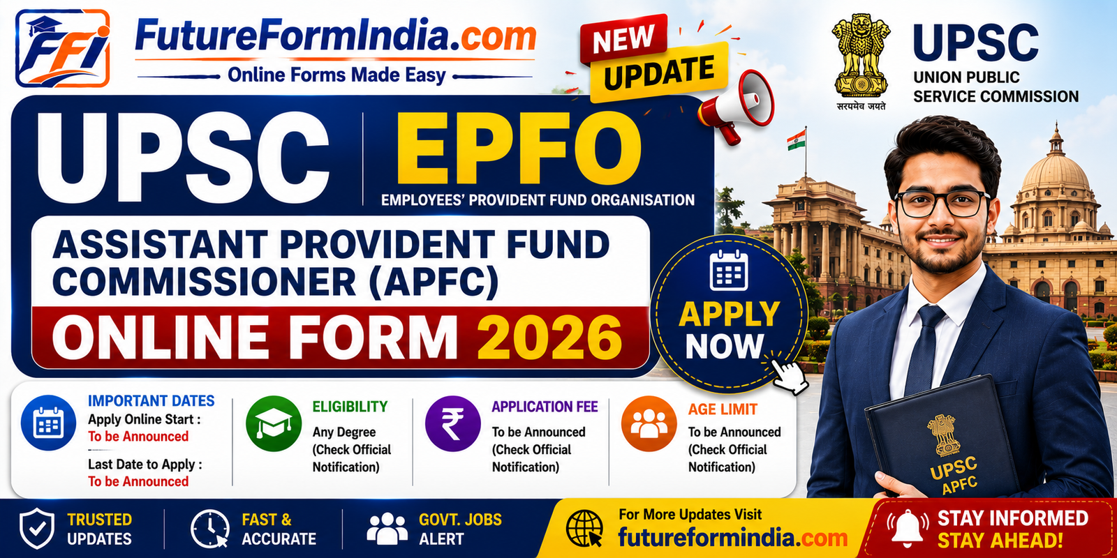UPSC EPFO APFC Recruitment 2026 – Apply Online